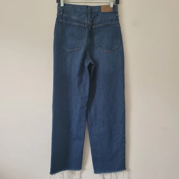 Madewell Baggy Straight Leg Jeans Mom jeans Size 24 - Picture 9 of 14
